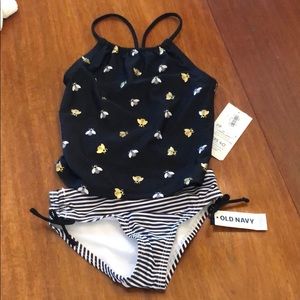Old Navy girls XS tankini bathing suit
